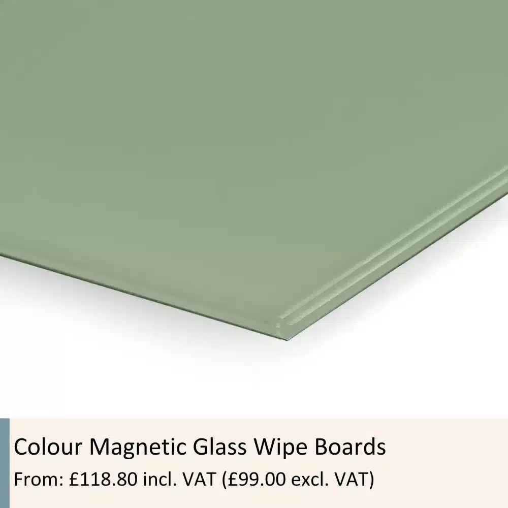 Colour Magnetic Glass Board