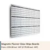 Monthly/ Daily Planner Glass Board