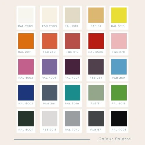 RAL and Farrow & Ball Colours RAL, Farrow and Ball