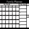 Magnetic Whiteboard Planner
