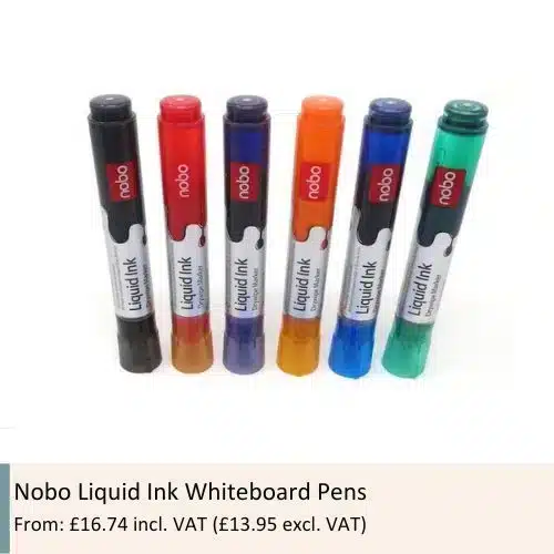 Nobo Liquid Ink Whiteboard Pens